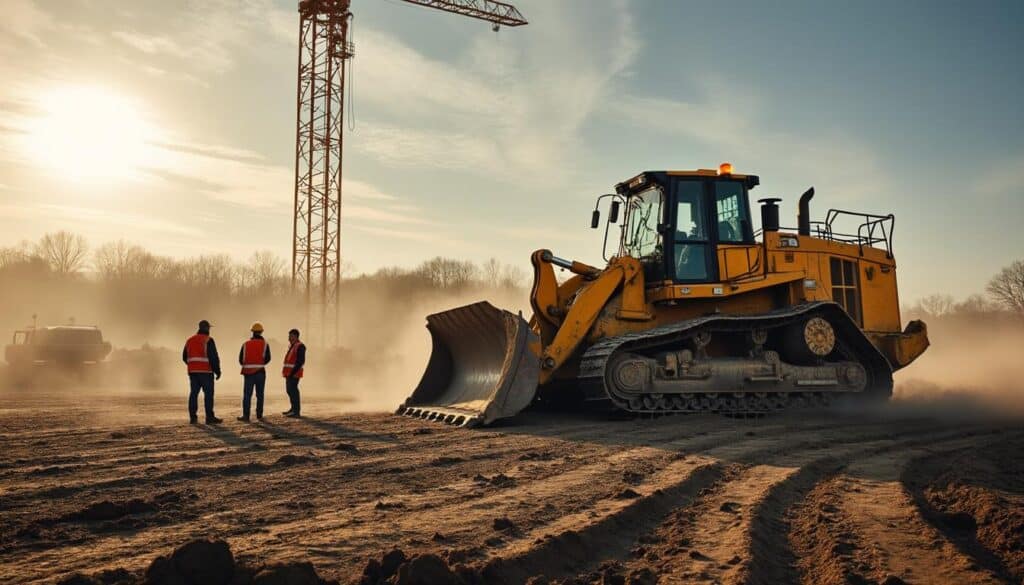 Comment réagir face à une panne de bulldozer sur un chantier au matin ?