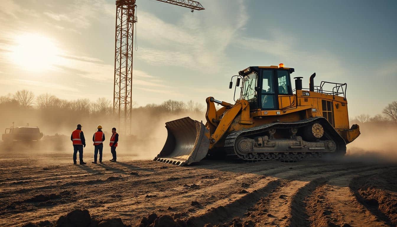 Comment réagir face à une panne de bulldozer sur un chantier au matin ?
