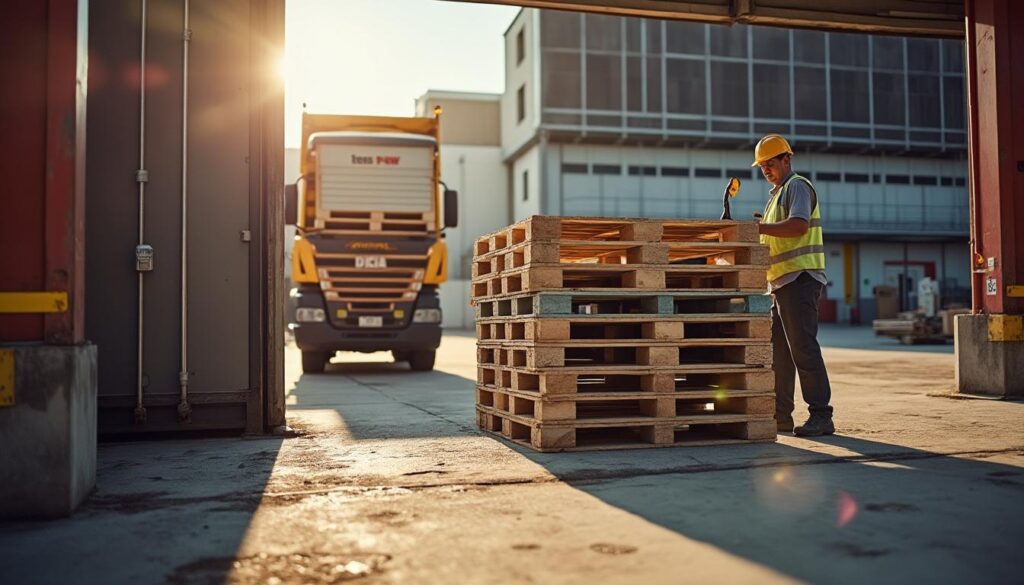 Optimiser le transport de matériaux sur palettes avec un camion : les meilleures pratiques
