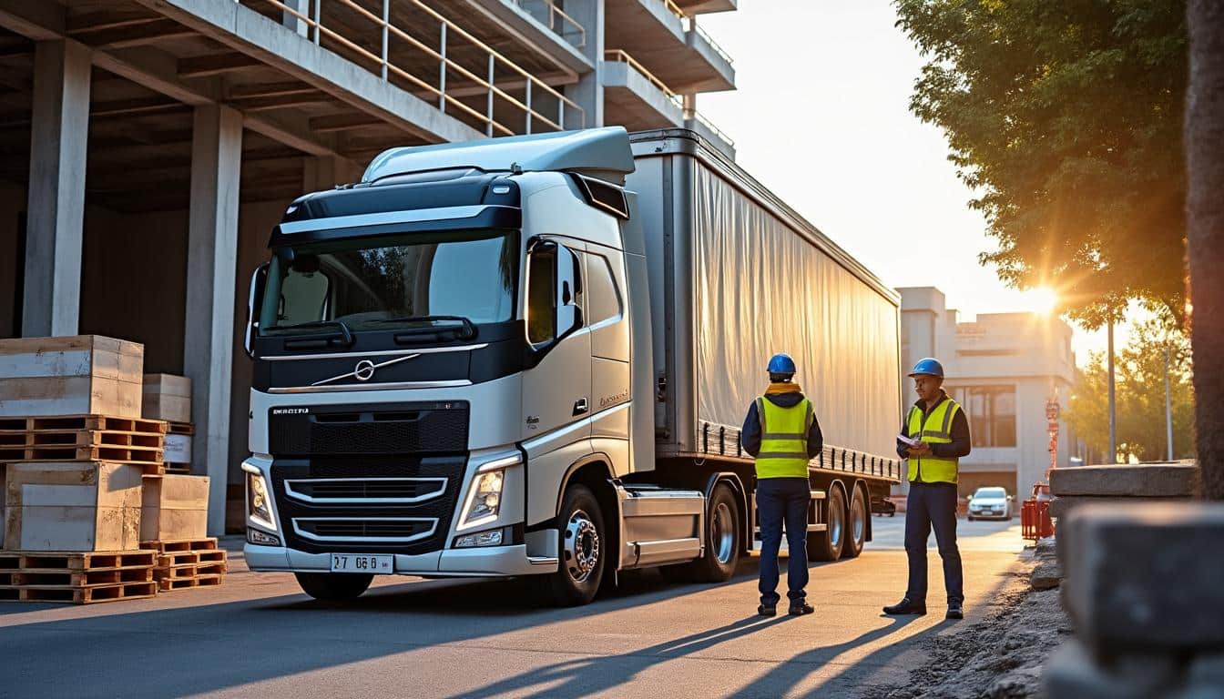 Réglementation à connaître pour l'accès des palettes en camion sur les sites de construction