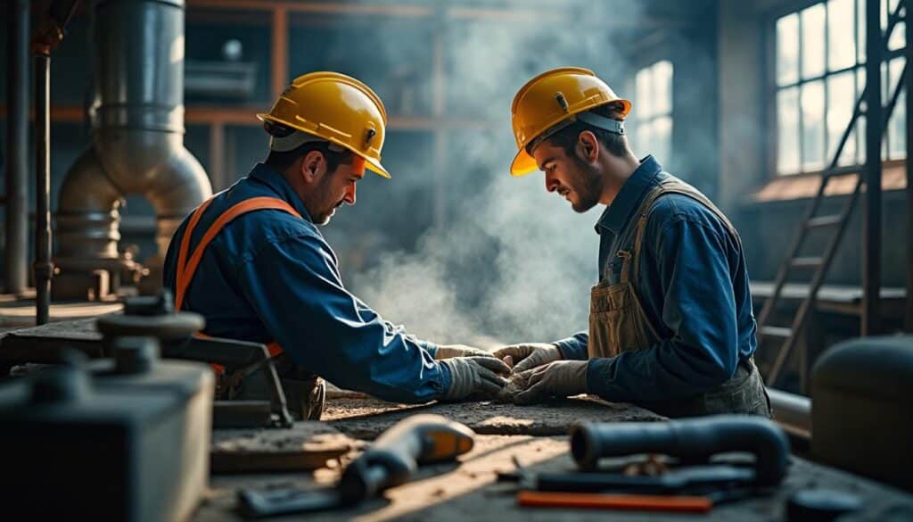 Gestion de la chaleur des équipements thermiques sur un chantier de BTP