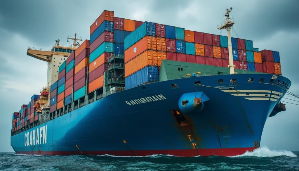 Le plus grand porte conteneur du monde : taille, capacité et innovations