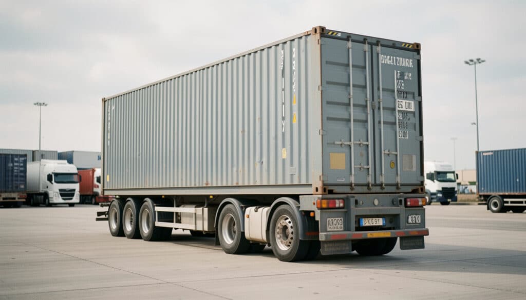 Transport de conteneurs par camion : règles et choix