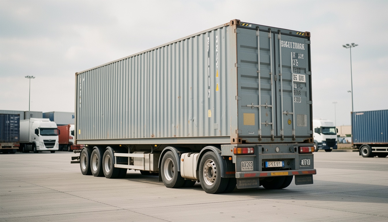Transport de conteneurs par camion : règles et choix