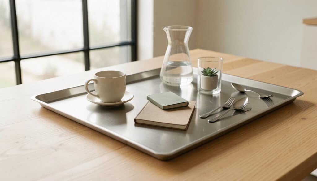 Choisir un plateau en acier selon l’usage et le style